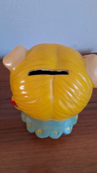 Salvadanaio a forma di maialina vintage