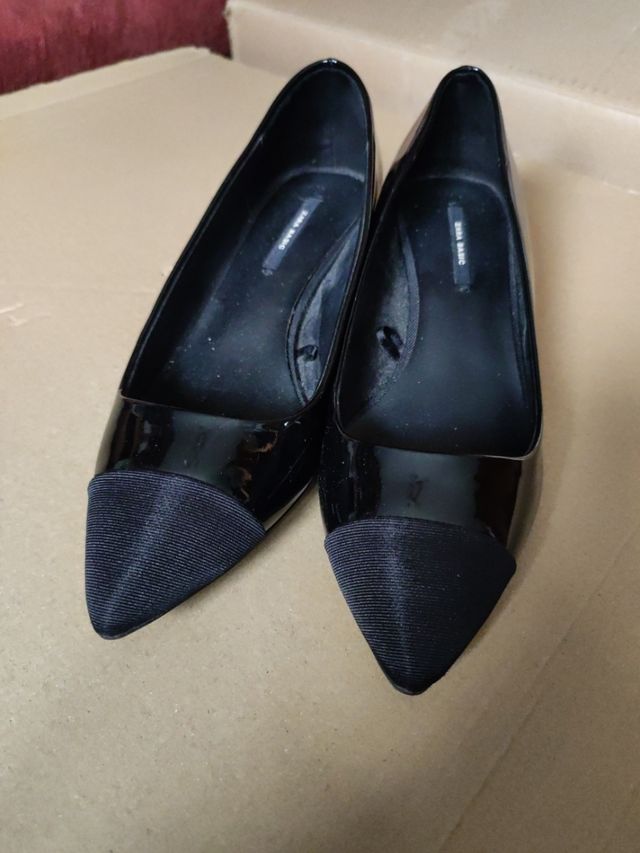 Zapatos fiesta Zara 36 tacón 5 cms