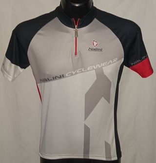MAGLIA CICLISMO NALINI M/C MEZZA ZIP TG. LARGE