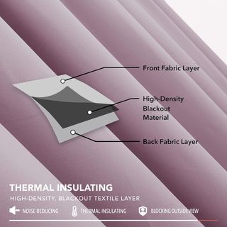 NUEVAS Cortinas opacas termicas rosa 140x245cm