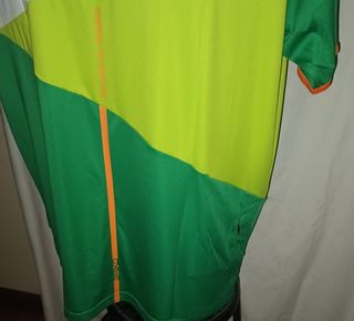 Maglia MTB Briko Tg. XXL 1/2 Zip Verde Nuova