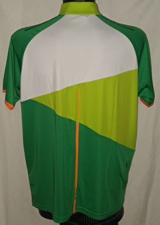 Maglia MTB Briko Tg. XXL 1/2 Zip Verde Nuova