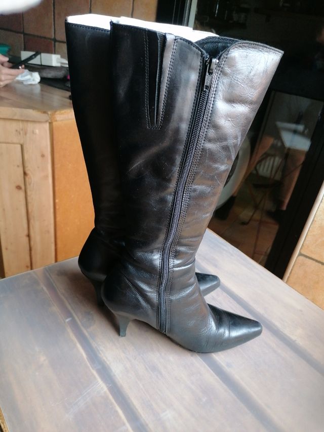 Botas de piel Mujer