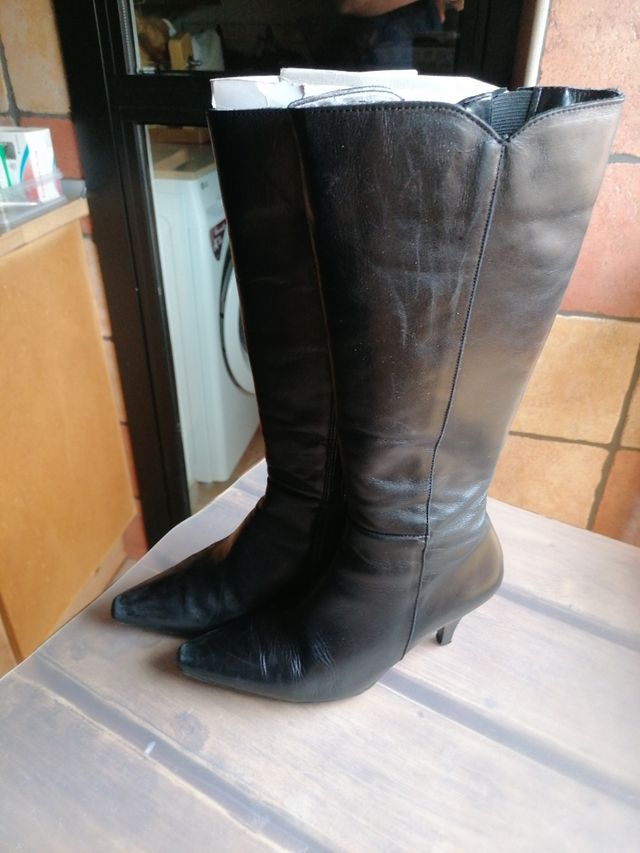 Botas de piel Mujer
