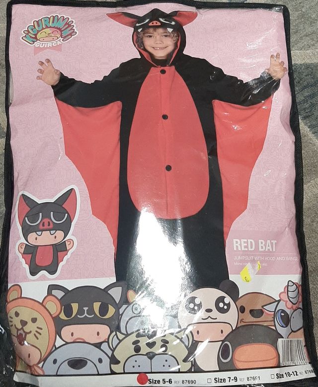 Disfraz de halloween red bat