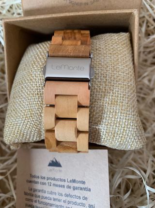 Reloj pulsera madera LeMonte