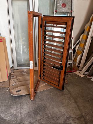 Mallorquina aluminio madera