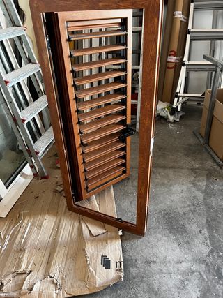 Mallorquina aluminio madera