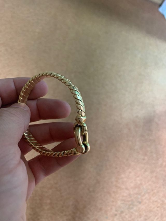 PULSERA ORO HUECO 14k