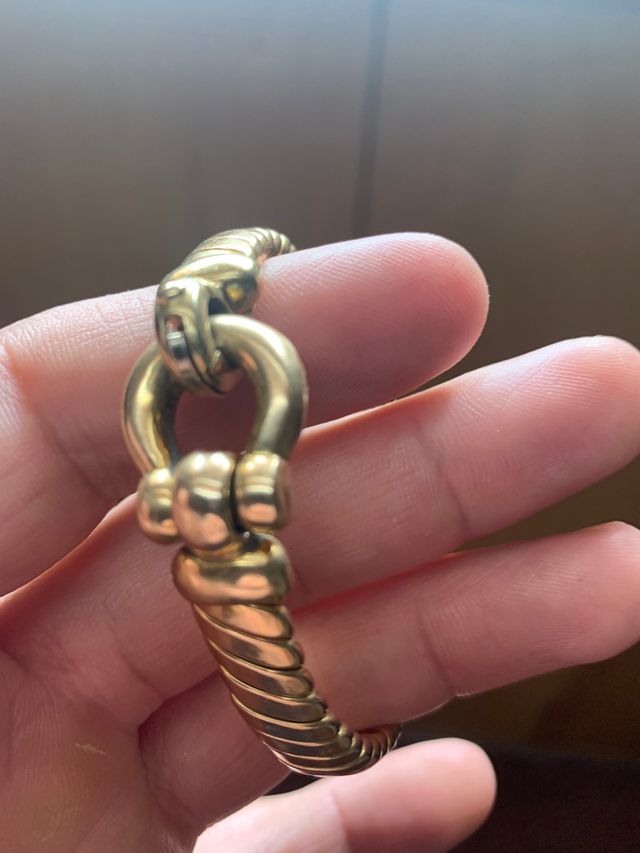 PULSERA ORO HUECO 14k