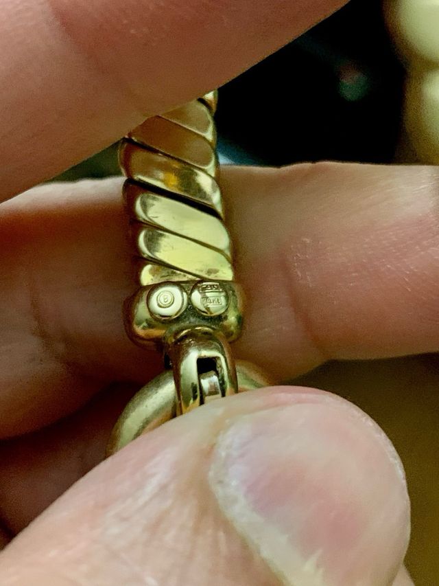 PULSERA ORO HUECO 14k