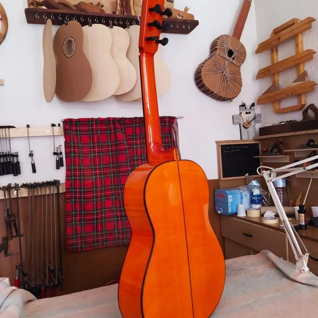 Guitarra flamenca de palillos luthier martin