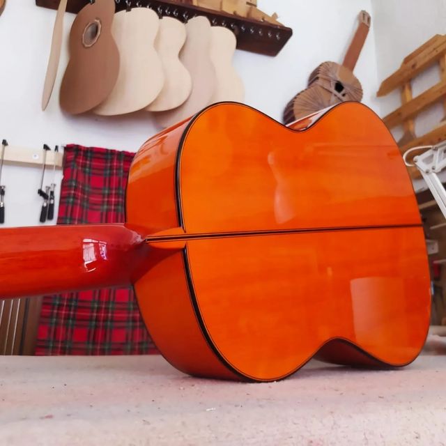 Guitarra flamenca de palillos luthier martin