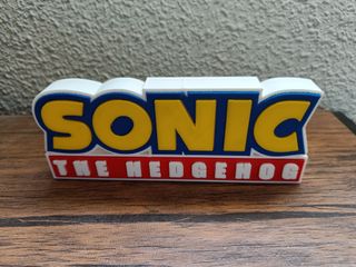 Letrero Sonic The hedgehog 3D