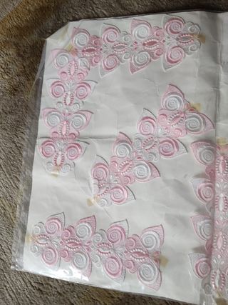 JUEGO DE PUNTILLAS PARA SABANAS