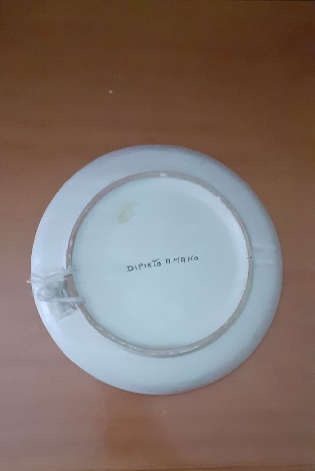 Piatto murale in ceramica souvenir Peschici