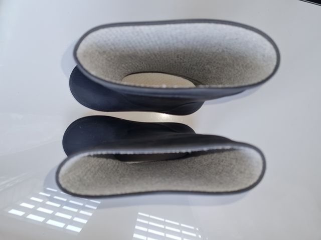 Botas de agua niño Tribord azul oscuro