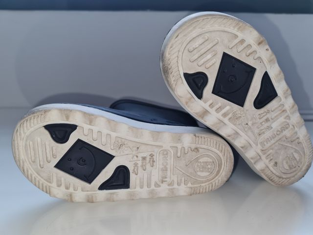 Botas de agua niño Tribord azul oscuro