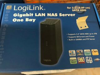 Gigabit LAN Nas Server de red Logilink 1 TB