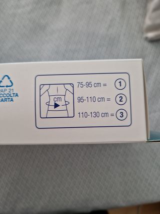 Faja tubular velcro. Talla 1