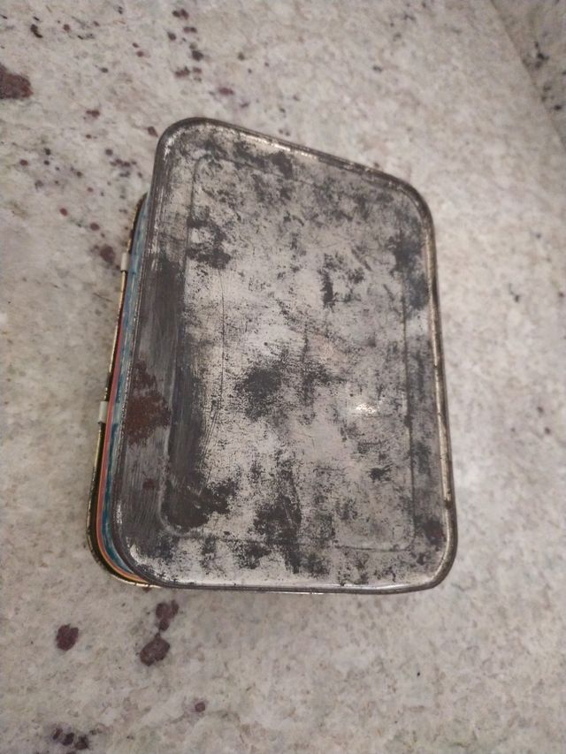 Caja metal vintage de San Pancracio