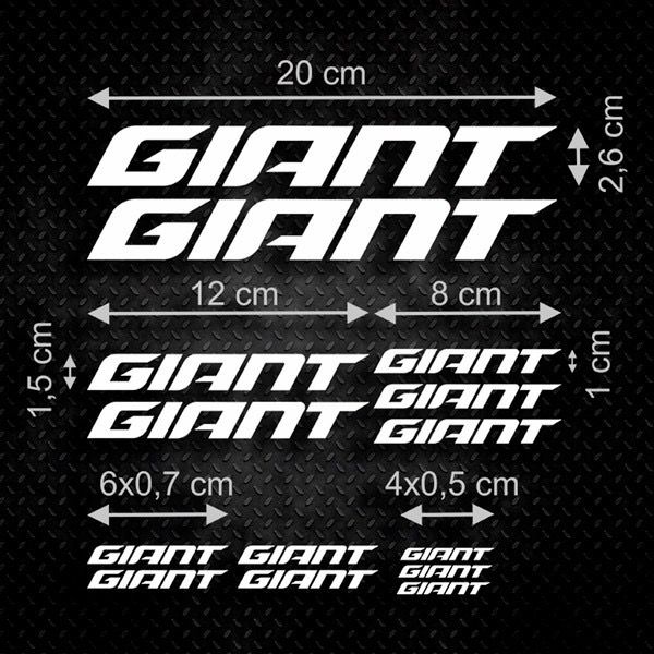 Kit adesivi gigante per bici mtb