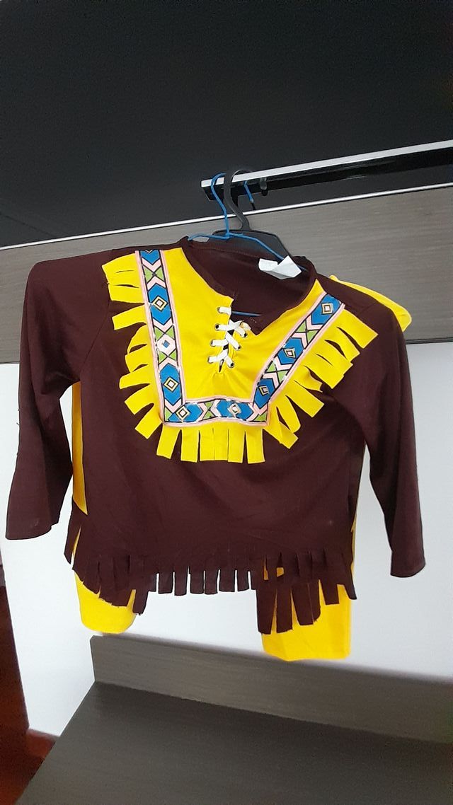 Disfraz de indio niño talla 3-4