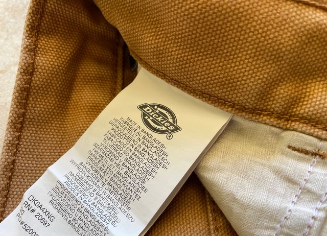 Pantaloncini Shorts Dickies Duck Canvas Brown Duck