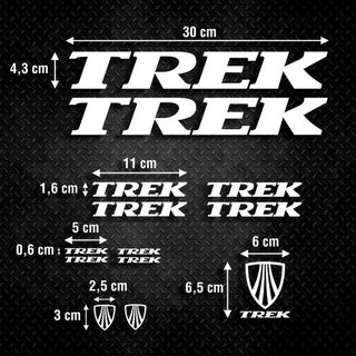 Adesivi per bici da corsa Trek mtb Asphalt