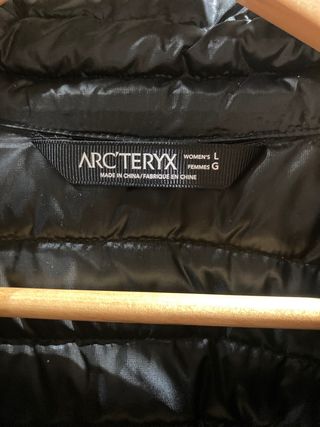 Plumas ARCTERYX mujer talla L negro