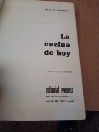 La cocina de Hoy, d.l. 1967