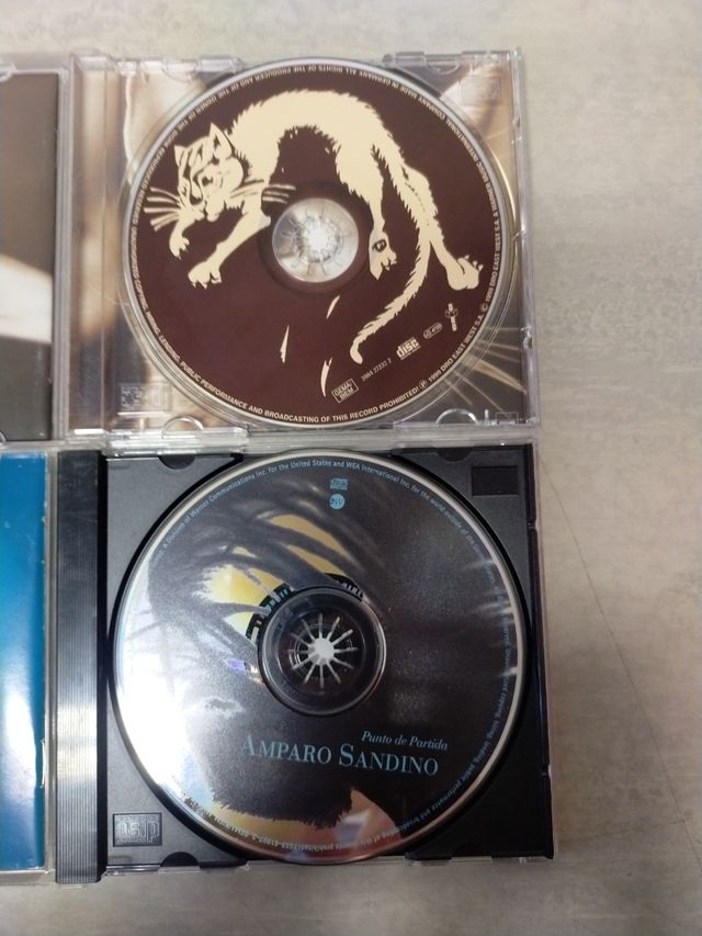 Lote de CDs de Amparo Sandino