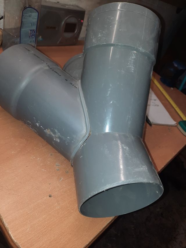 evacuación  pvc  125mm