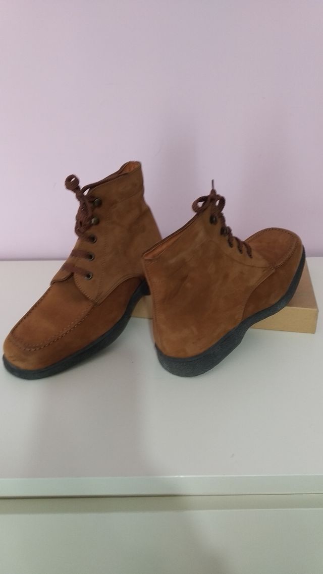 Tronchetto nabuk vero cuoio n. 40