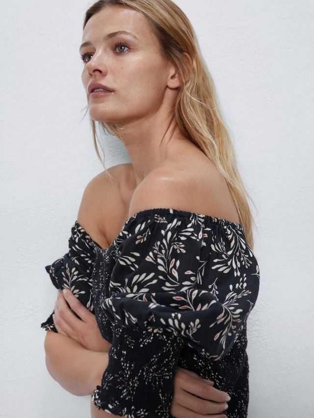 Vestido lino Zara talla L