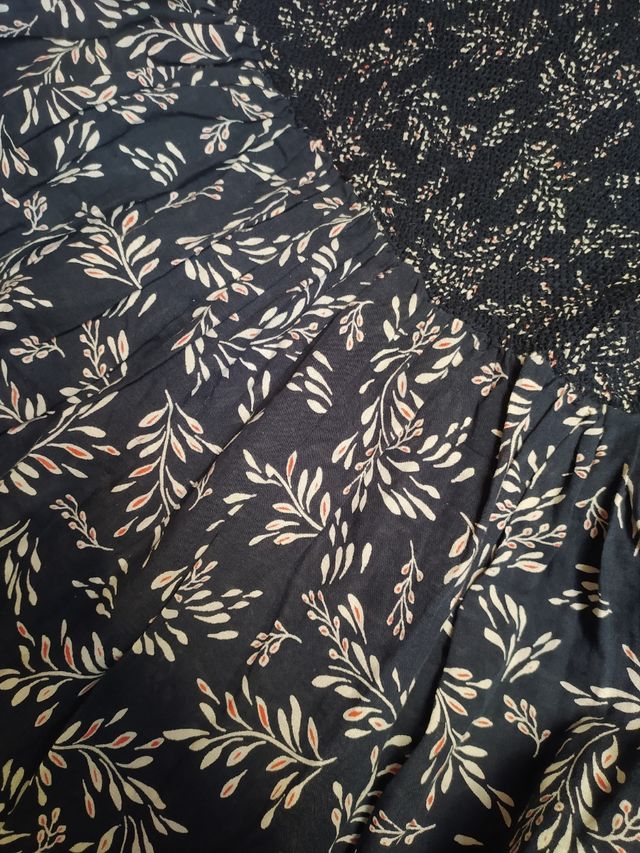 Vestido lino Zara talla L