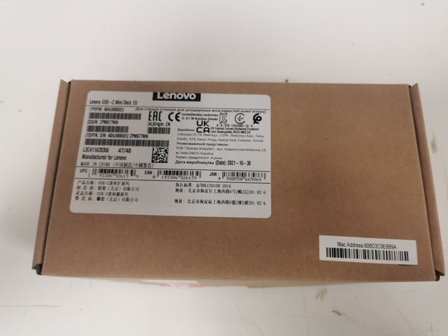 Lenovo USB-C Mini Dock Station 40AU0065EU