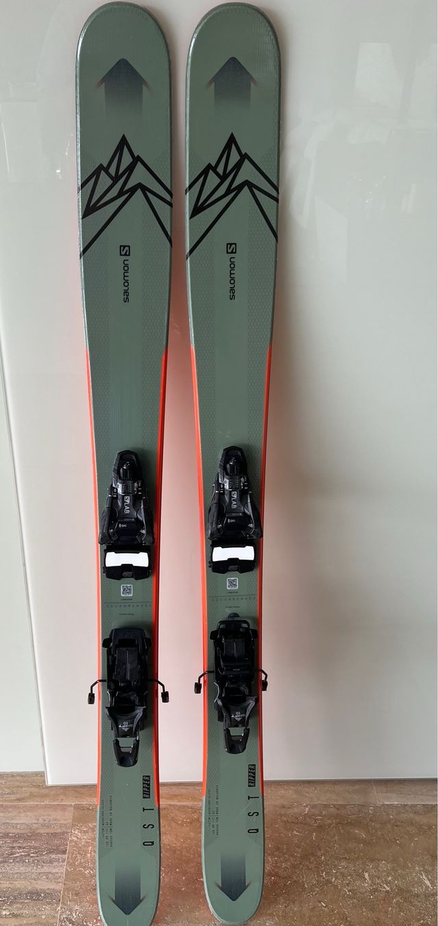 esquies SALOMON QST99+SHIFT+Atomic hawkx+Pieles
