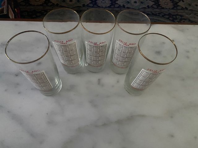 Coleccion vasos 1977