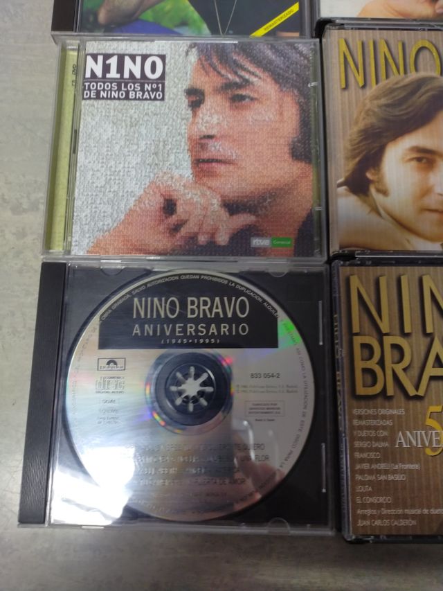 Lote de CDs de Nino Bravo
