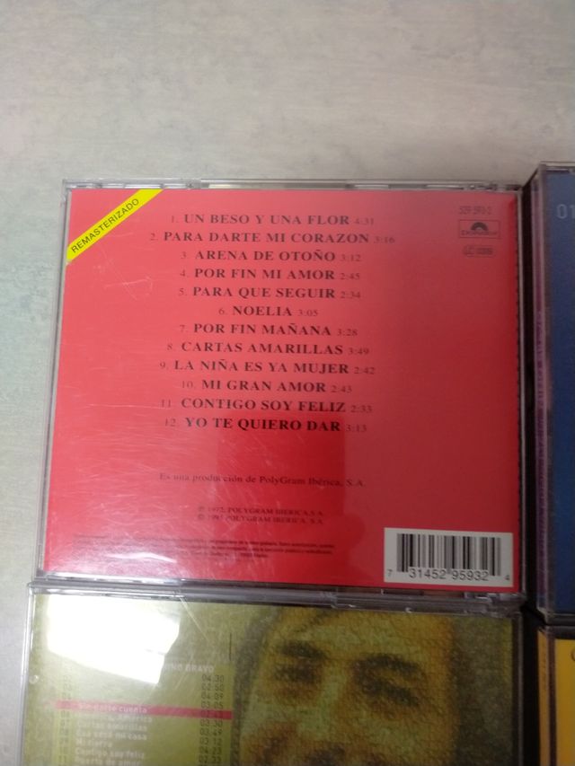 Lote de CDs de Nino Bravo