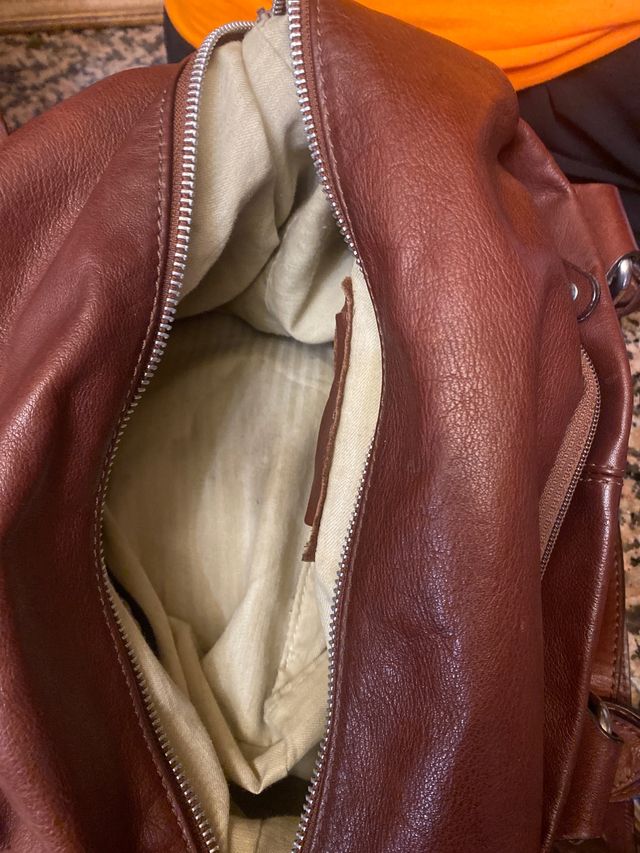 bolso de piel italiano