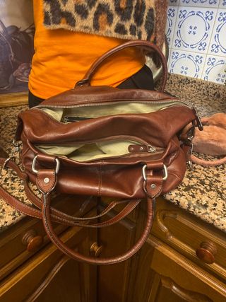 bolso de piel italiano