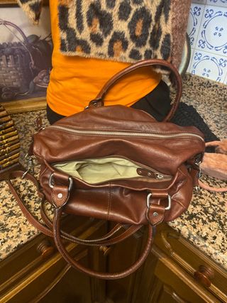 bolso de piel italiano