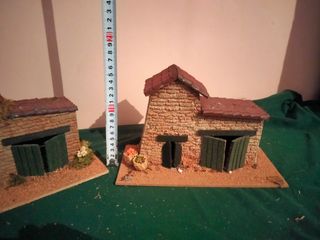 Casas molino letrina Belén 10 12 14 17 20 cm