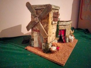 Casas molino letrina Belén 10 12 14 17 20 cm