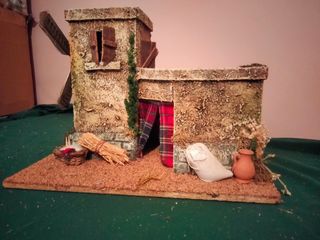 Casas molino letrina Belén 10 12 14 17 20 cm