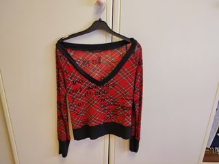 Camiseta transparente estampada