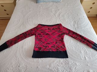 Camiseta transparente estampada