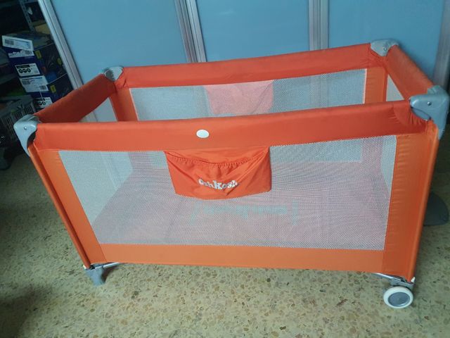 Cuna de viaje plegable con colchon